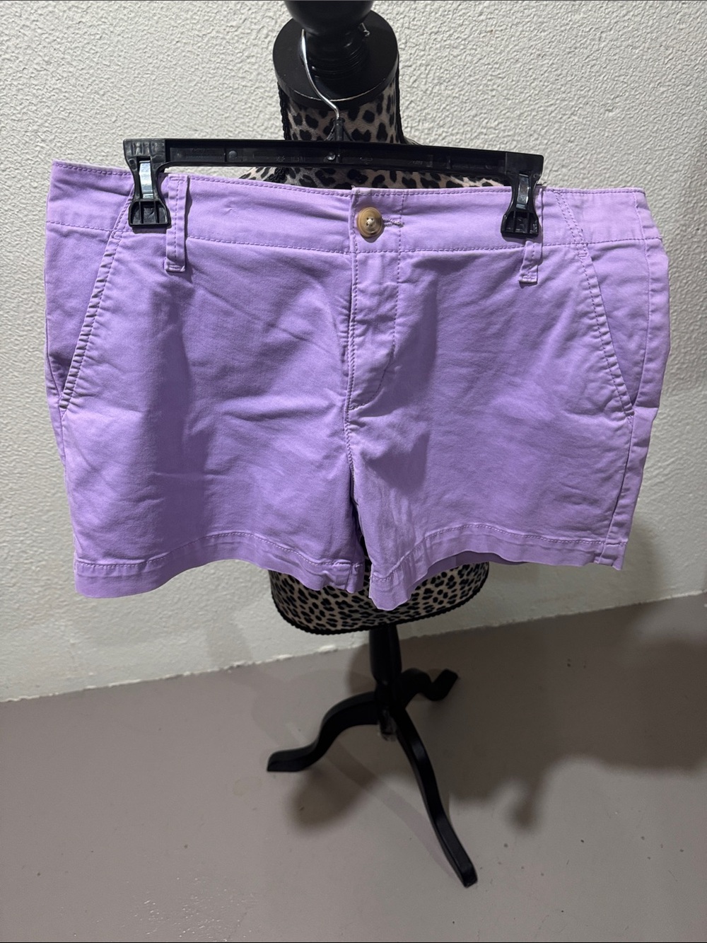 Jag Jeans Lilac Cotton Blend Bermuda Shorts